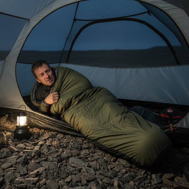 Before - Sleeping on the ground